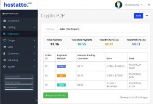 P2P Crypto Payment Module