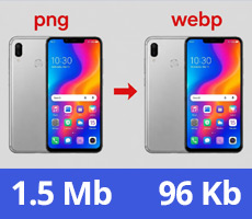 How to convert png to webp