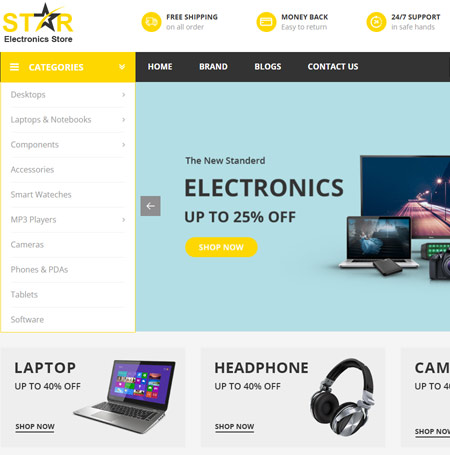 Opencart theme scr1